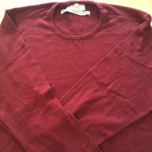 Five Four Wine Red/Merlot Crewneck Sweater Size L